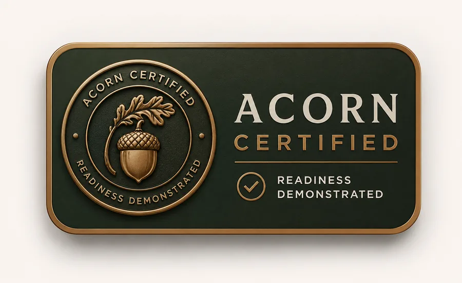 ACORN certified badge